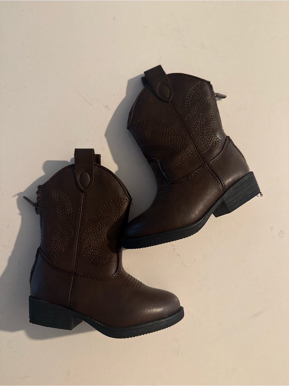 Brown Toddler Western Cowboy Boots